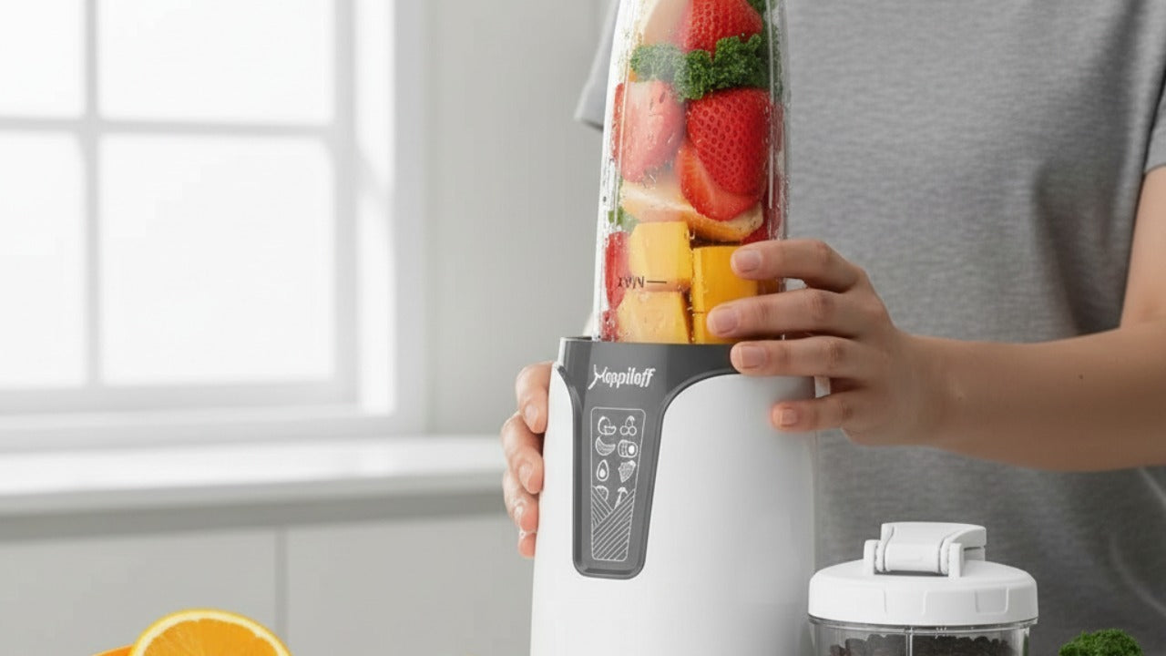 一台三役で朝から夜まで活躍！Happilaff PC-2110ブレンダージューサーミルの使い方