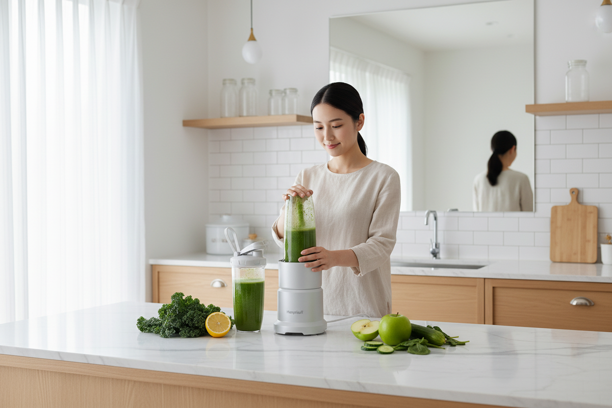 PC-2105で始めるグリーンスムージーダイエット：素材・タイミング・継続方法を徐々に解説
