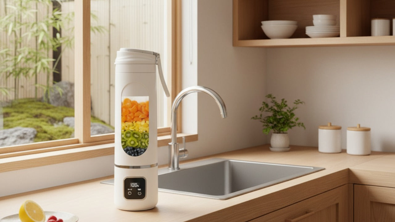 一人暮らしに最適！HappilaffミニブレンダーPB-01で作る簡単レシピ