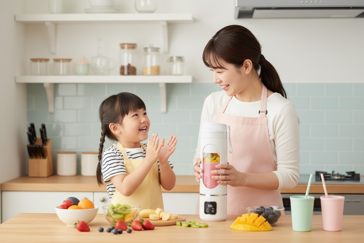 PB-01で作る子どもスムージー