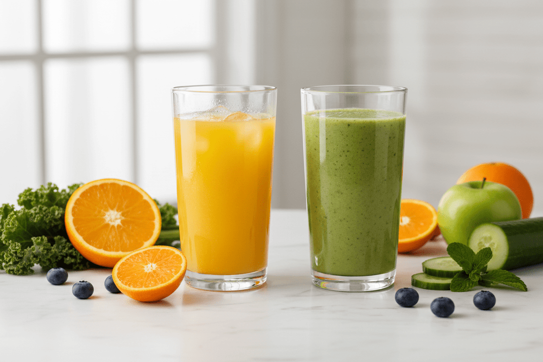 スムージーとジュースの違い：栄養・食物繊維・作り方を徹底比較