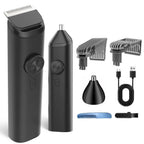 Happilaff オールインワン ヘアクリッパー キット DT2126 | アタッチメント4種付属、IPX8防水、Type-C充電-Happilaff