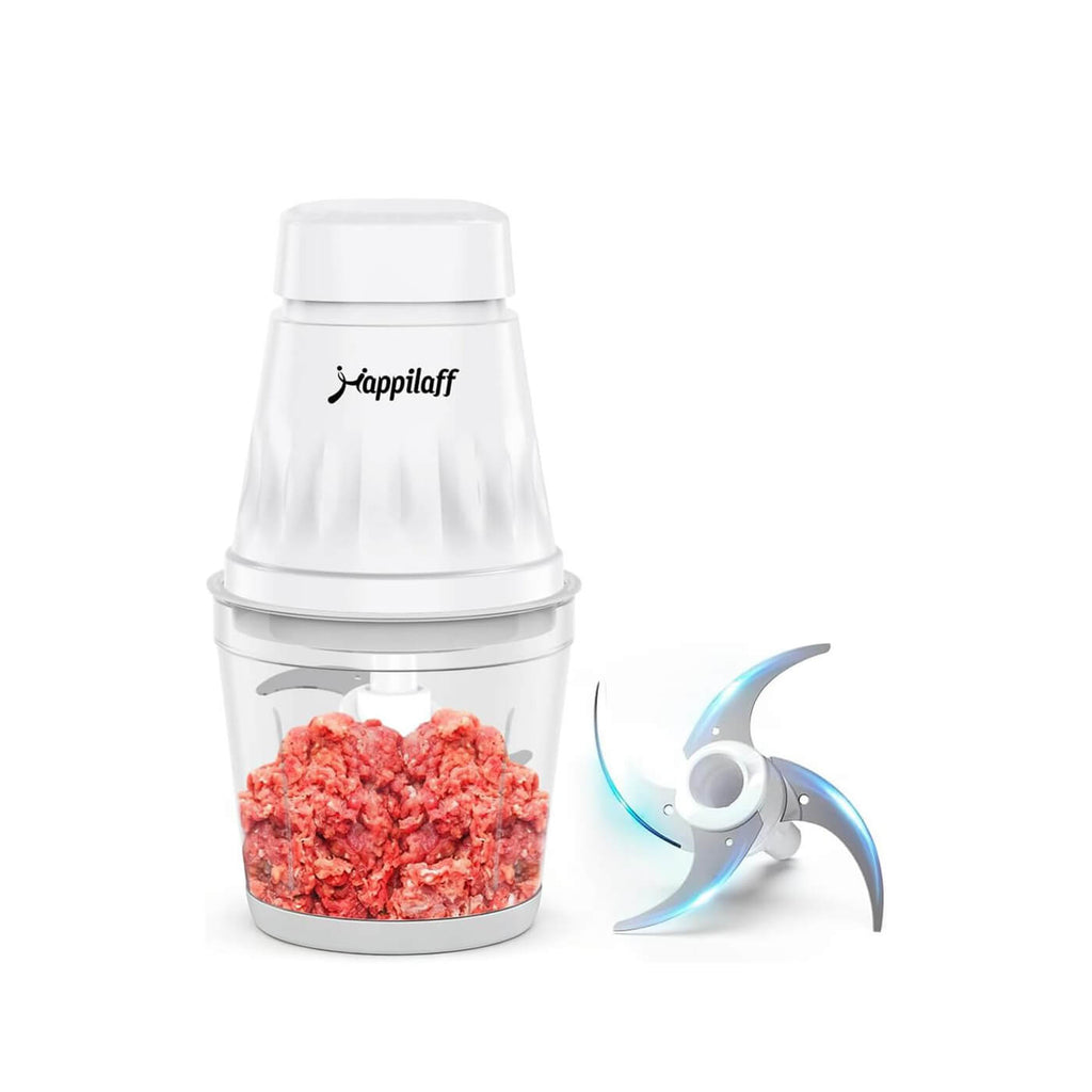 Happilaff マルチフードプロセッサー ‎CH-208 | 350W高速回転・600mlボトル・離乳食/スムージー対応-Happilaff