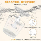 Happilaff マルチフードプロセッサー ‎CH-208 | 350W高速回転・600mlボトル・離乳食/スムージー対応