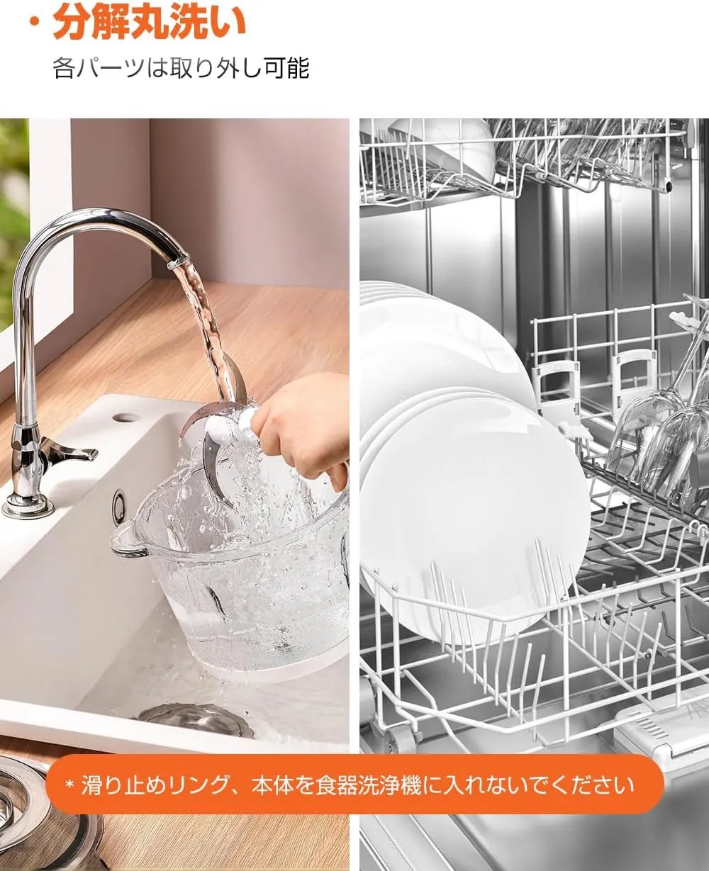 Happilaff CH-210 デュアルボウルフードプロセッサー｜1.2L大容量・500W・2段階スピード