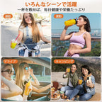 Happilaff 一台三役 ブレンダー ジューサー ミル PC-2110 | 850W高出力・コーヒー/氷も可能・3ボトル付属