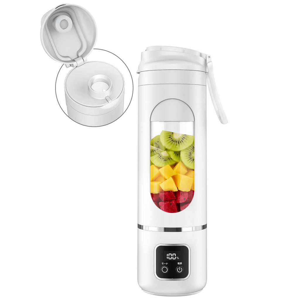 Happilaff ミニブレンダー PB-01 | 携帯式・30000回転/分・3重安全ロック・Type-C充電（キャンプ/一人用に最適）